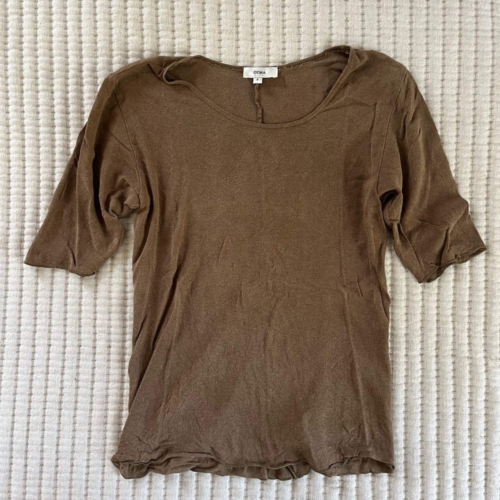 OZMA Black Short Sleeve Tee